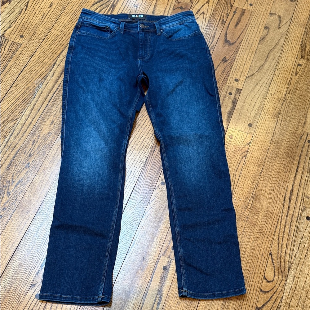 Du/er sz 32 L2X Relaxed Taper Blue Jeans Denim Nature 2X quality fabric mix